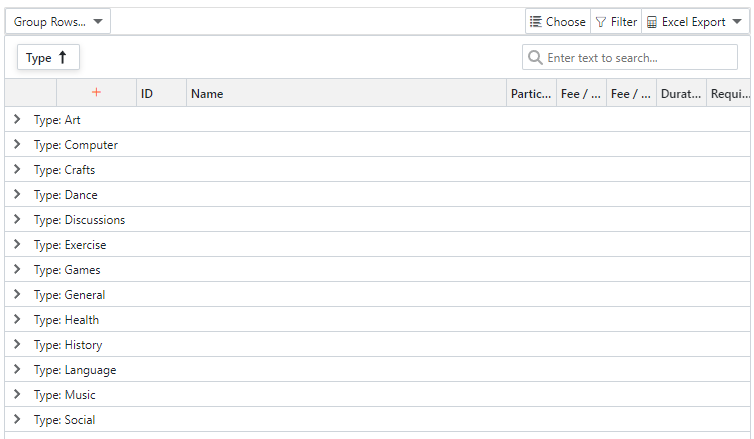 Grid Group Data